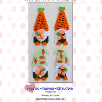 Carrot Gnome Magnets