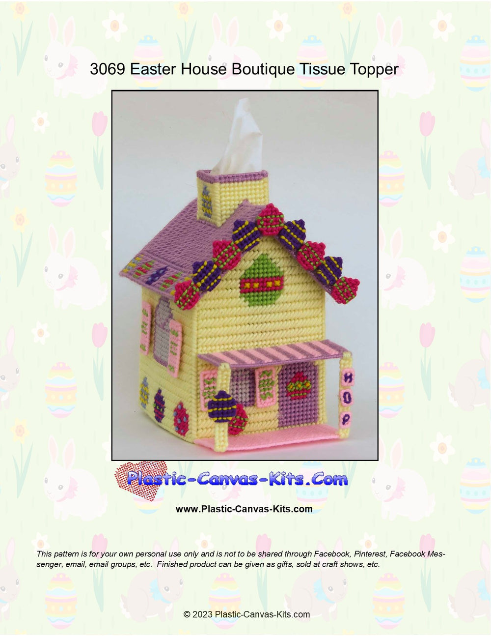 Easter House Boutique Tissue Topper