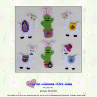 Easter Llama and Cactus Magnets
