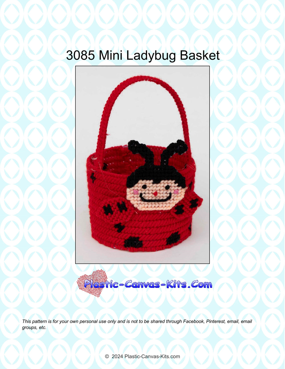 Mini Ladybug Basket