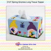 Spring Gnomes Long Tissue Topper