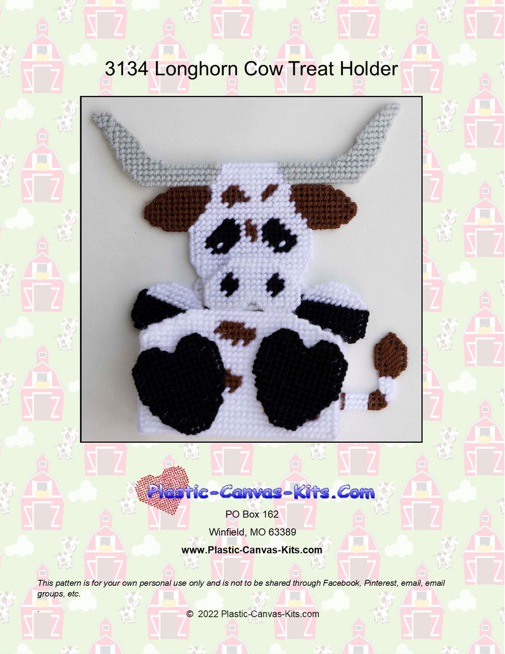 Longhorn Cow Treat Holder
