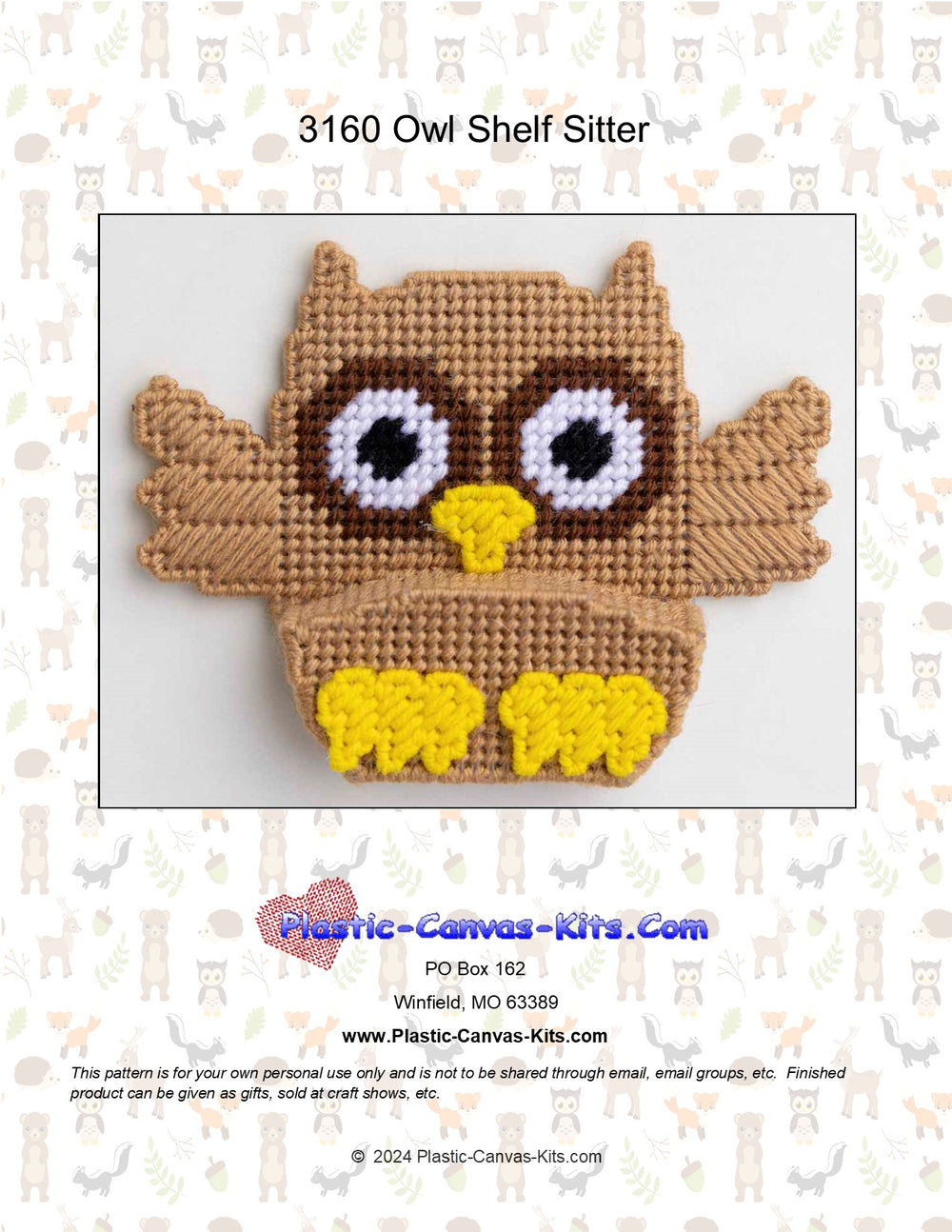 Owl Shelf Sitter