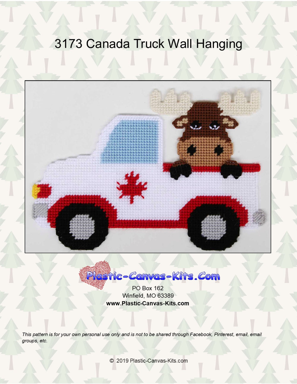 Canada Truck Wall Hanging