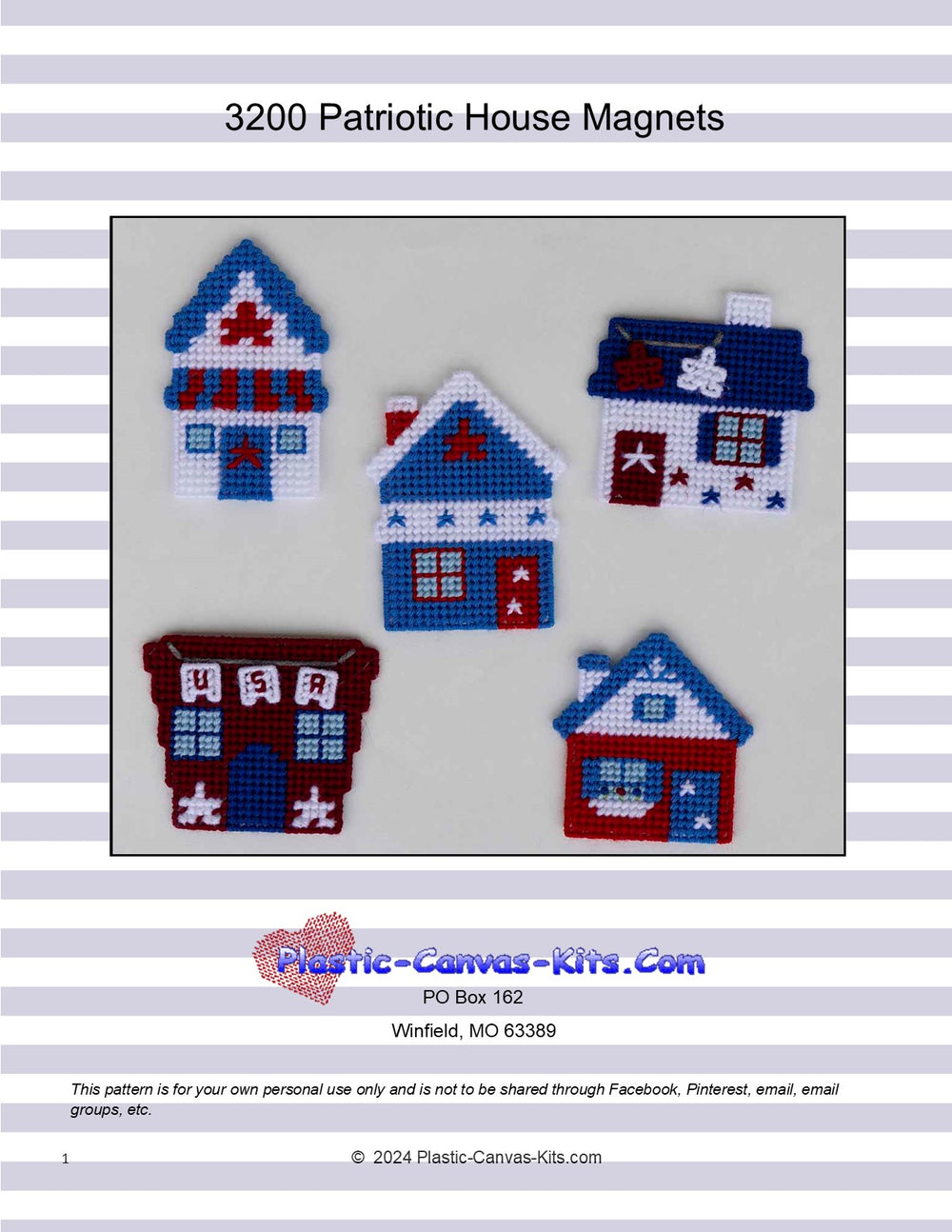 Patriotic House Magnets