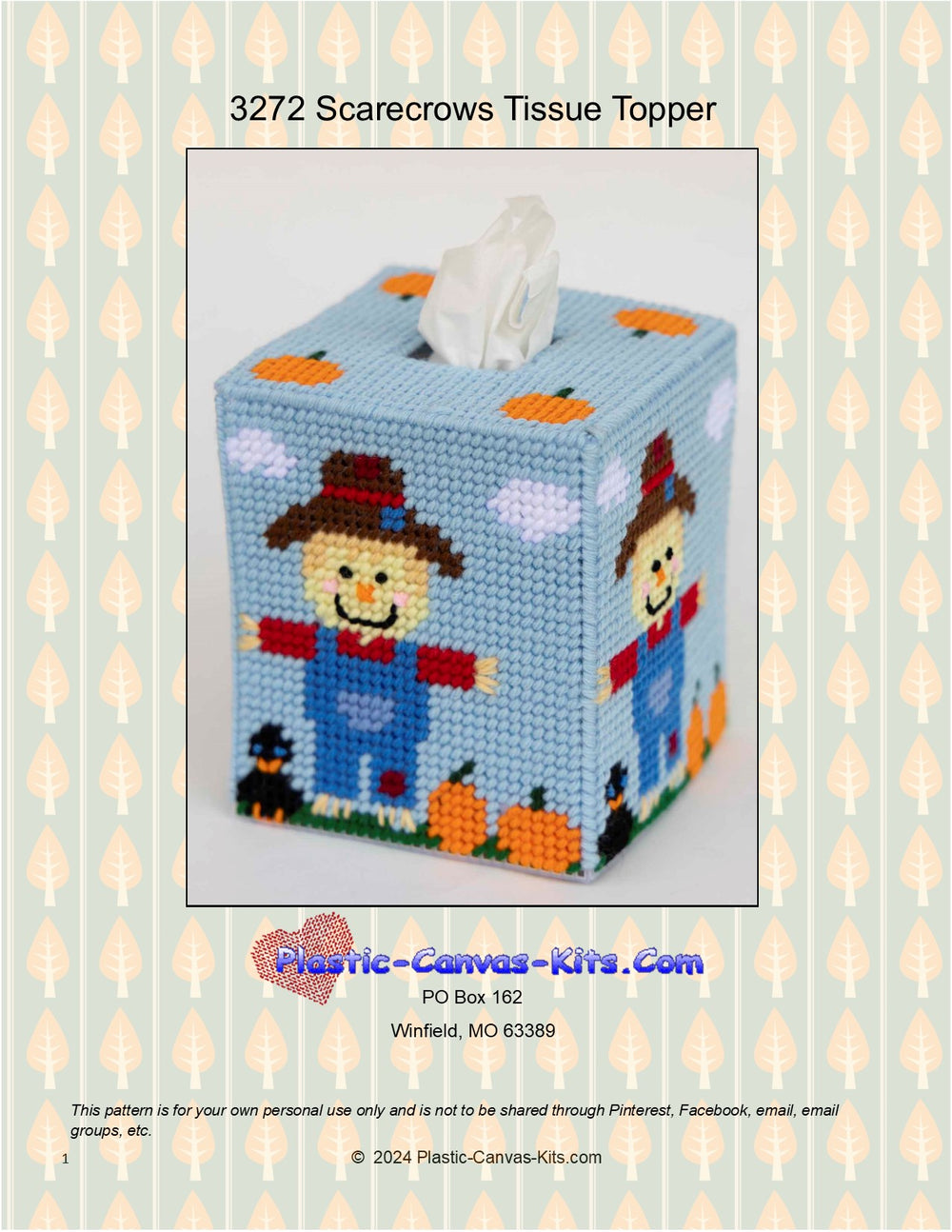 Scarecrows Boutique Tissue Topper