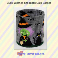 Witches and Black Cats Basket