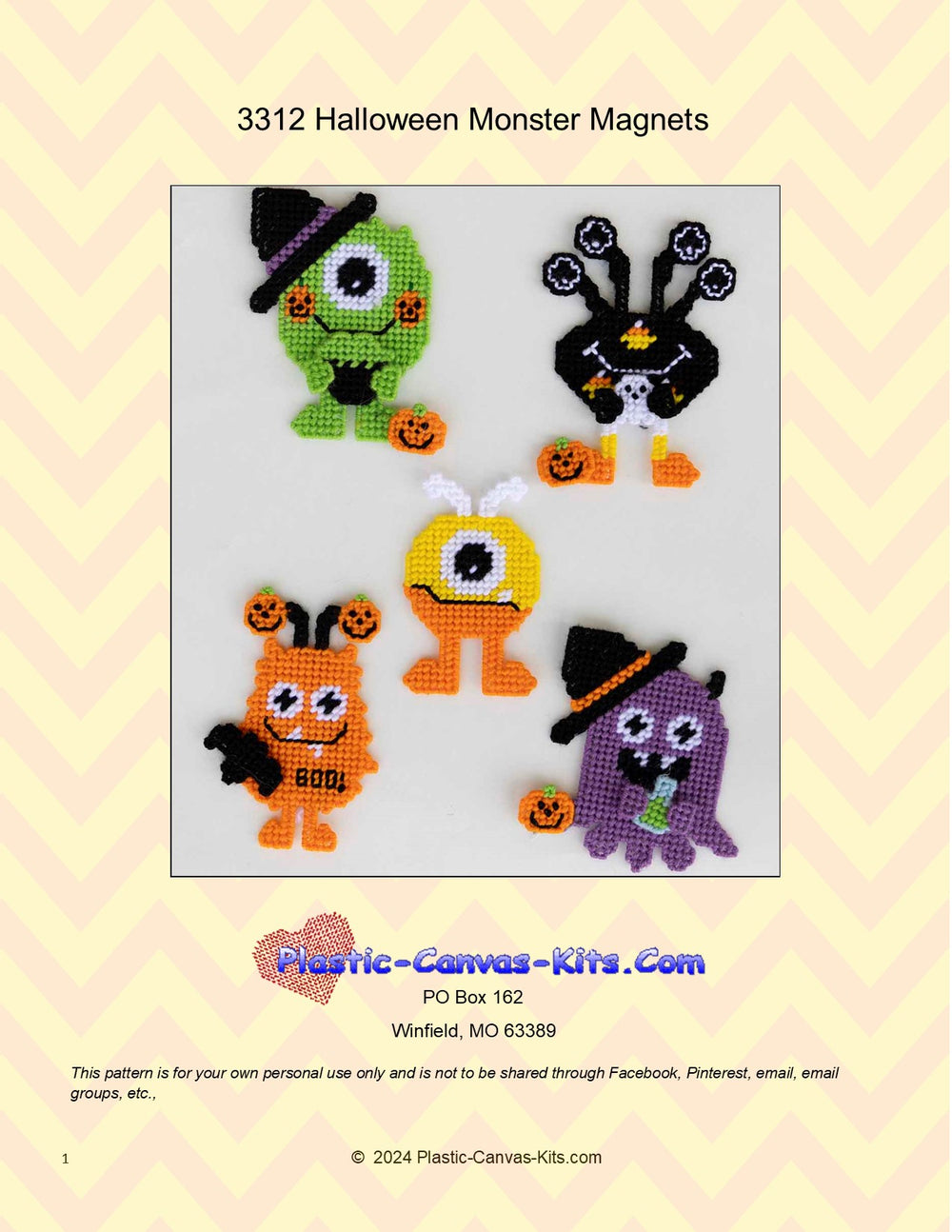 Halloween Monster Magnets