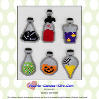 Witch's Potions Halloween Magnets