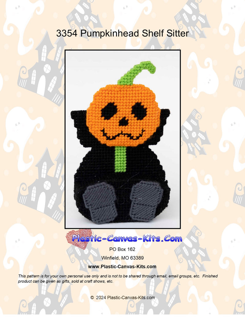 Halloween Shelf Sitters| Plastic-Canvas-Kits.com