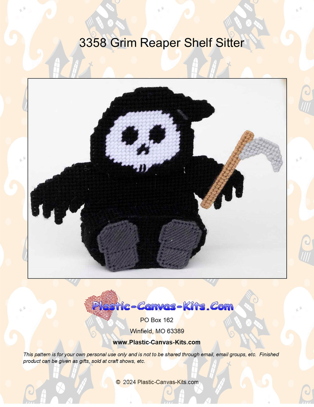 Grim Reaper Shelf Sitter