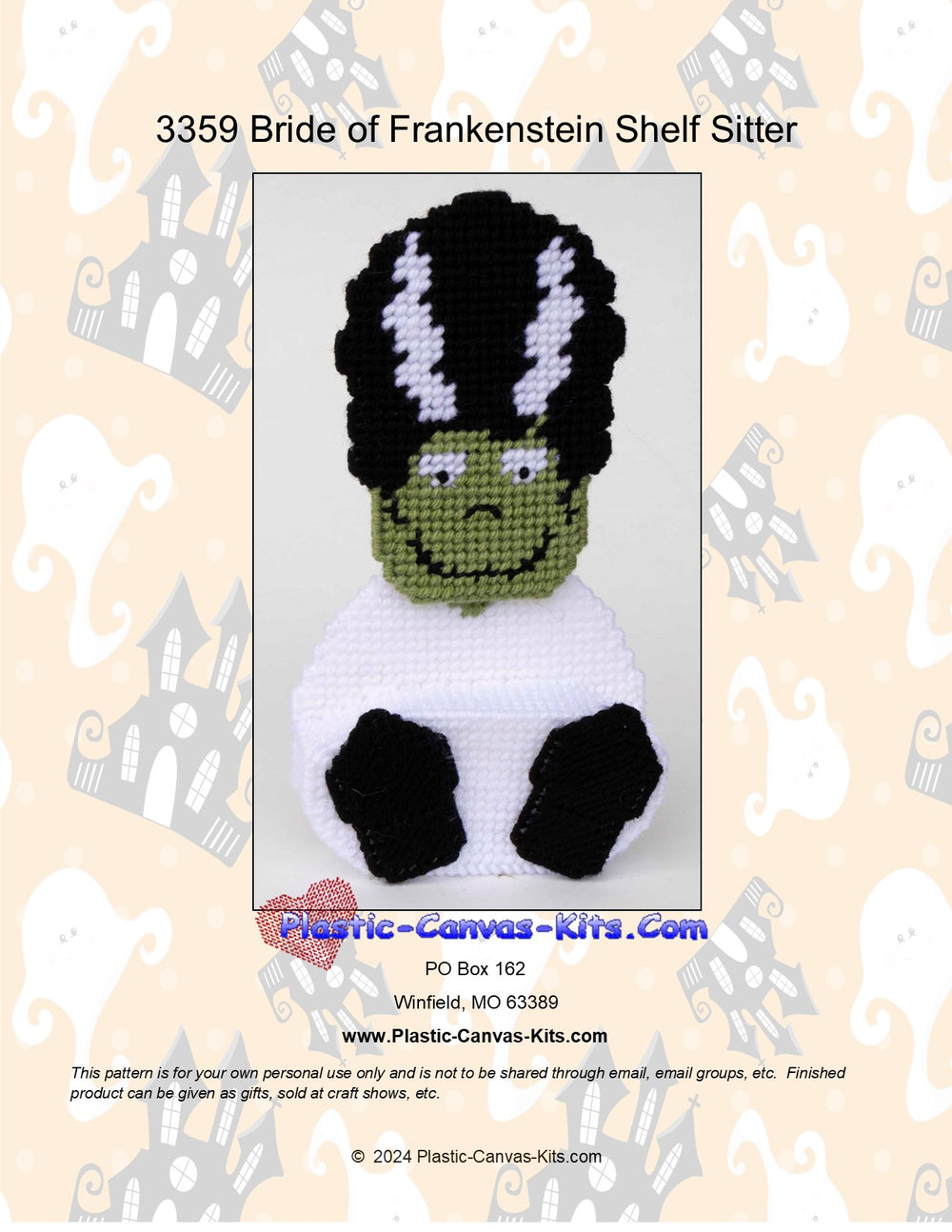 Bride of Frankenstein Shelf Sitter