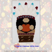 Indian Boy Gnome Wall Hanging