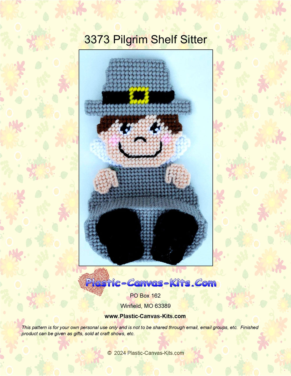 Pilgrim Boy Shelf Sitter