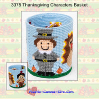 Thanksgiving Characters Basket