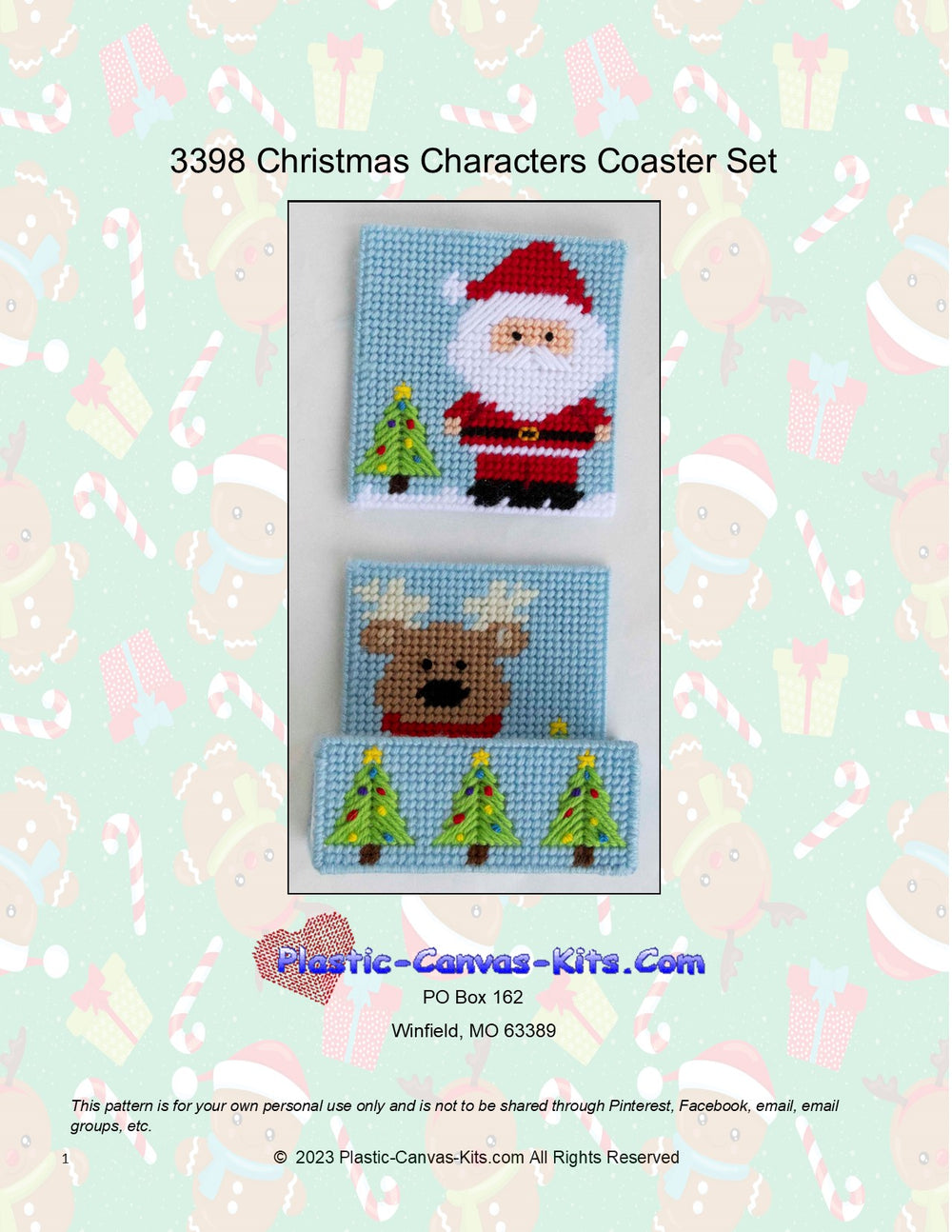 Christmas Characters Coaster Set
