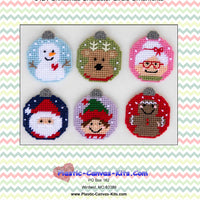 Christmas Characters Circle Ornaments