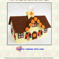 Thanksgiving House Long Tissue Topper