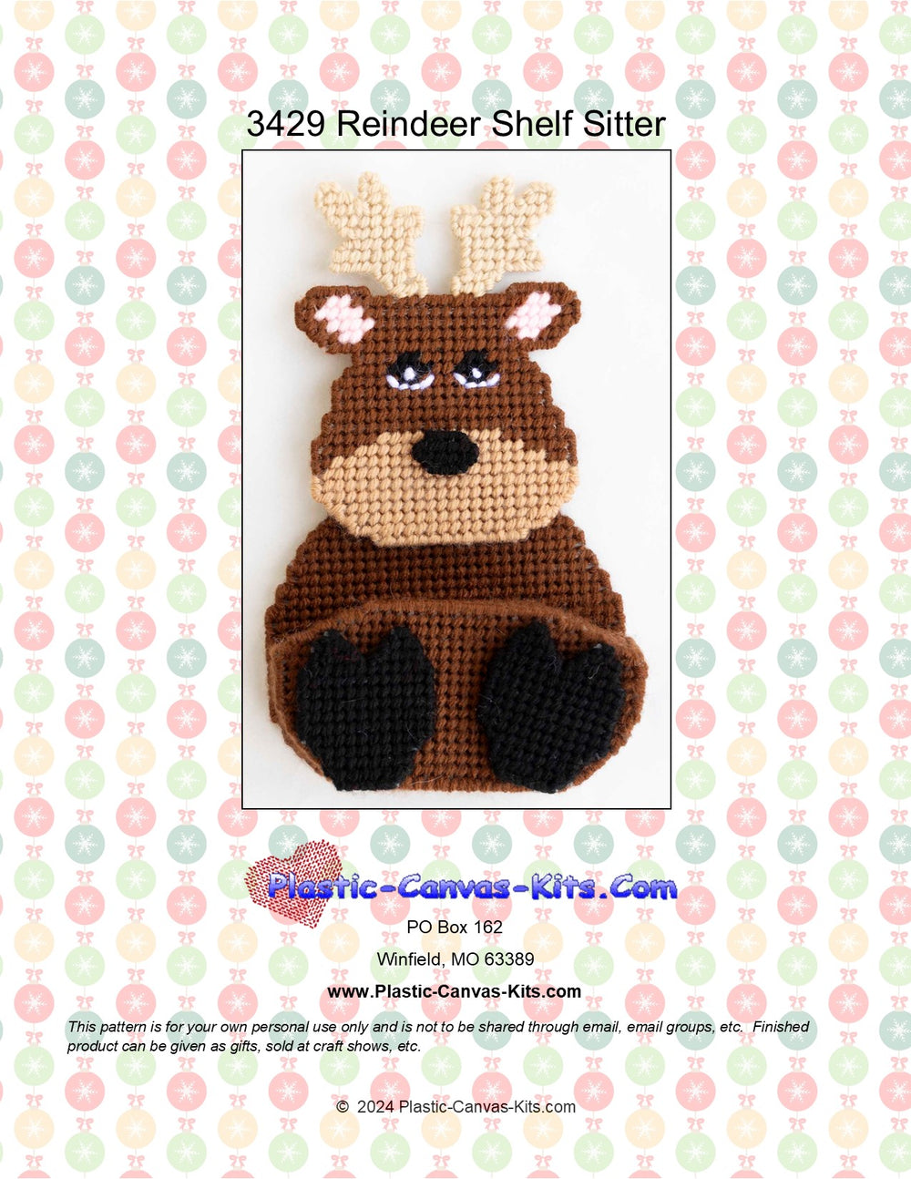 Reindeer Shelf Sitter