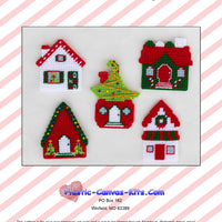 Christmas House Magnets