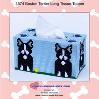 Boston Terrier Long Tissue Topper