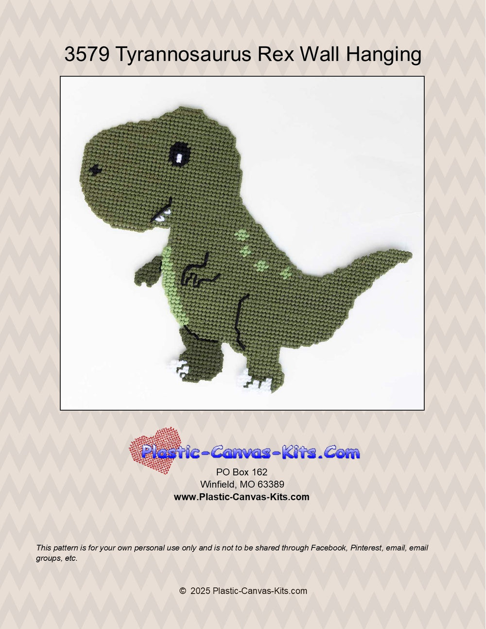 Tyrannosaurus Rex Wall Hanging
