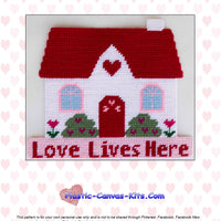 Love Lives Here House Wall Hanging