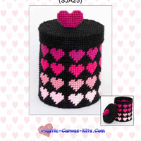 Valentine's Day Hearts Container