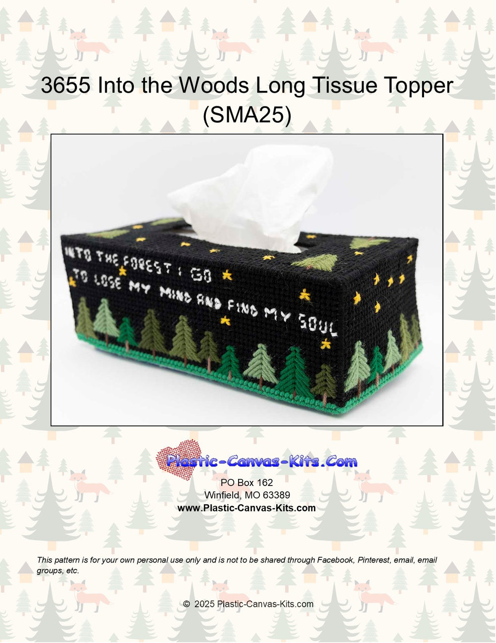 Into the Woods Long Tissue Topper