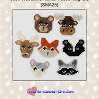 Woodland Animal Face Magnets