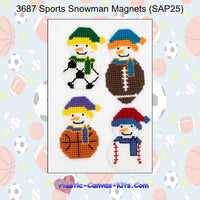 Sports Snowman Magnets