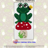Frog on Mushroom Wall Hanging