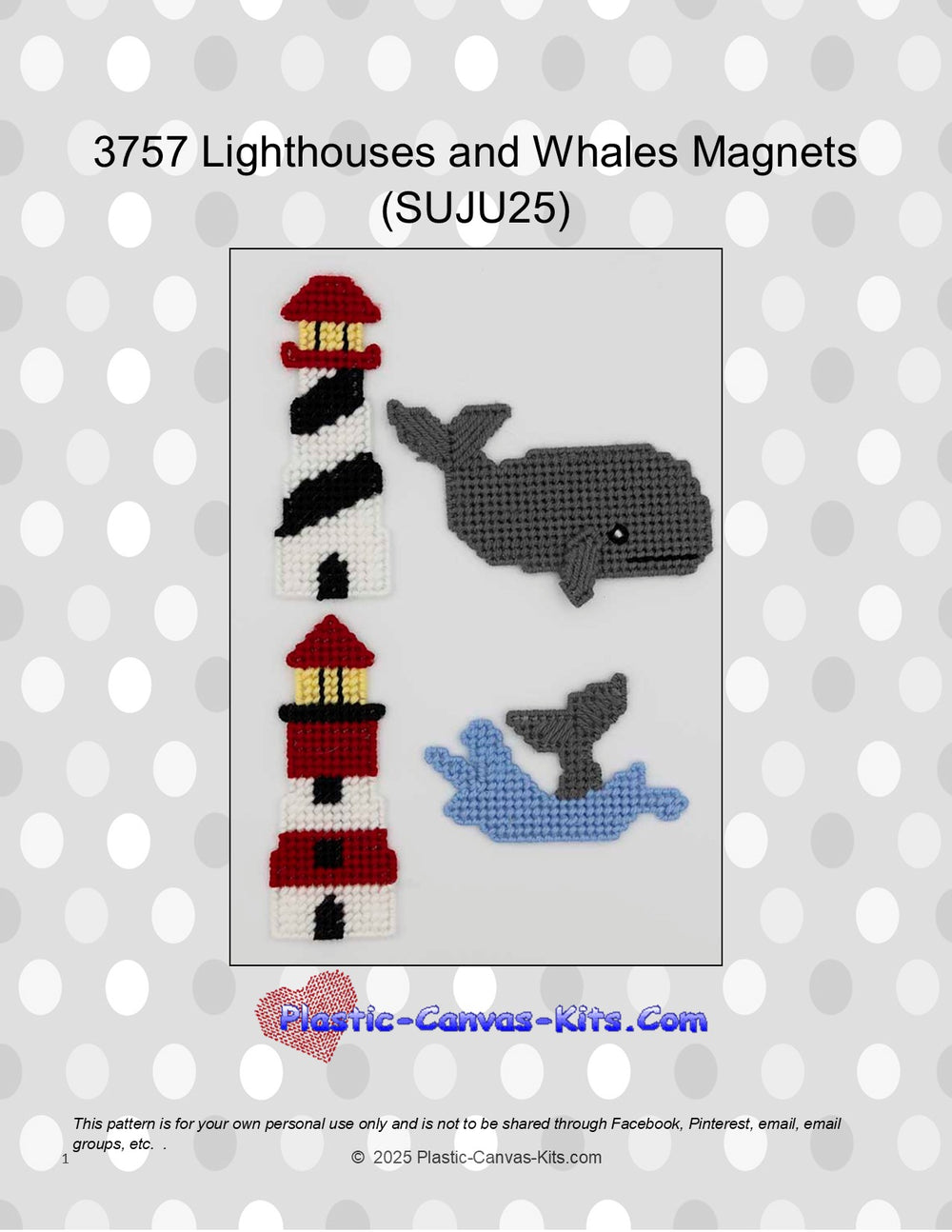 Lighthouses and Whales Magnets