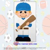Baseball Player Wall Hanging