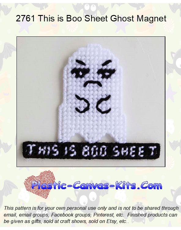 Boo Sheet Ghost Magnet