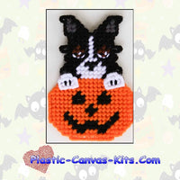 Border Collie in Halloween Pumpkin Magnet