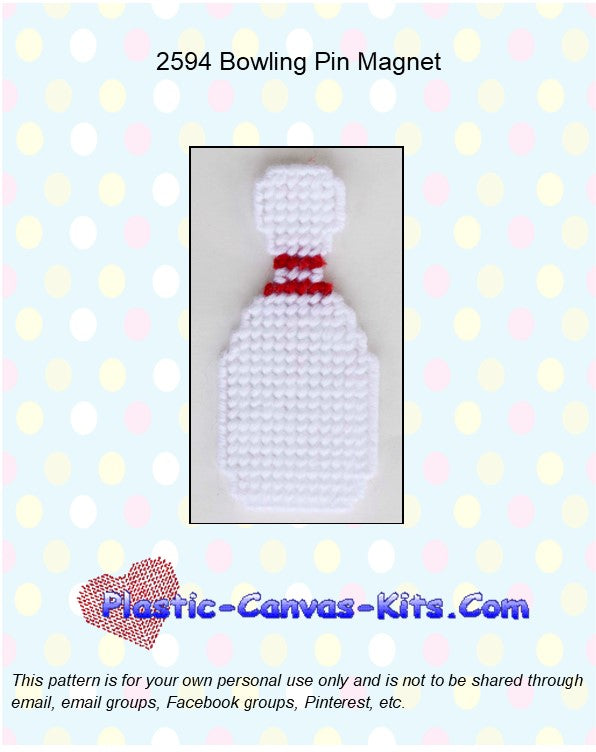 Bowling Pin Magnet