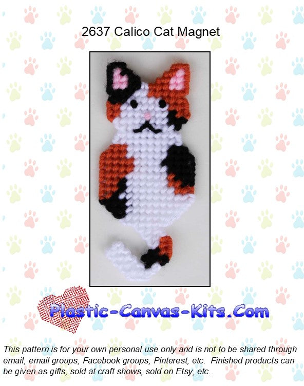 Calico Cat Magnet