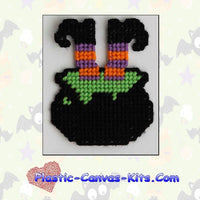 Witch in Cauldron Magnet