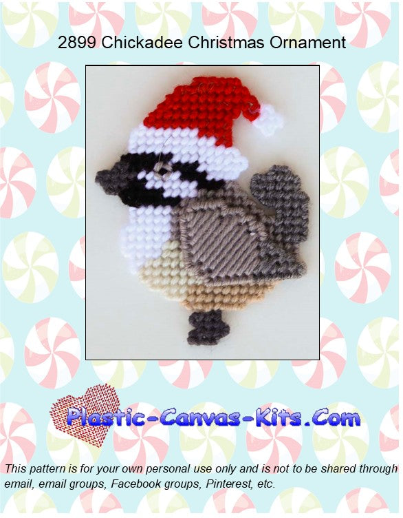 Chickadee Christmas Ornament