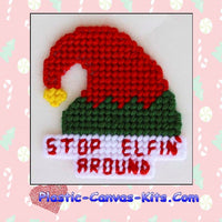 Stop Elfin' Around Ornament