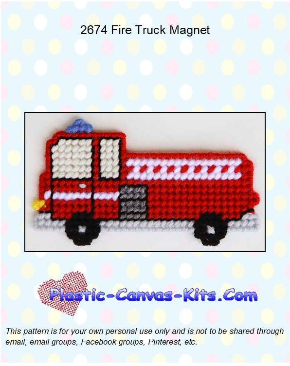 Fire Truck Magnet