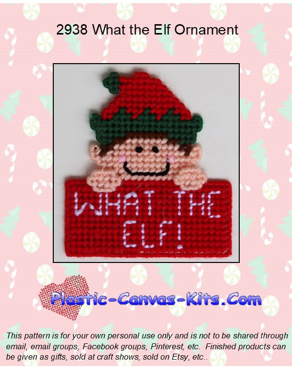 What the Elf Christmas Ornament