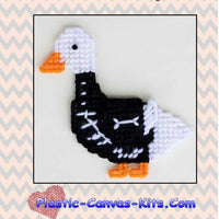 Skeleton Porch Goose Magnet