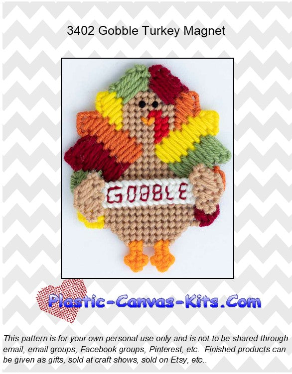 Gobble Turkey Magnet