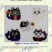 Halloween Cat Magnets