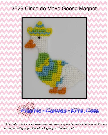 Cinco de Mayo Goose Magnet
