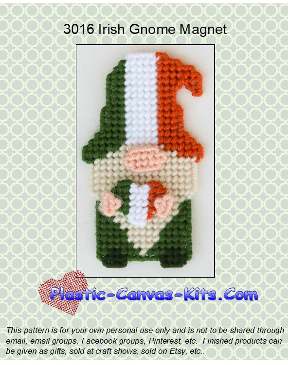 Irish Gnome Magnet