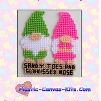 Sandy Toes Gnomes Magnet