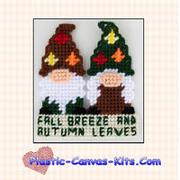 Fall Breezes Gnomes Magnet